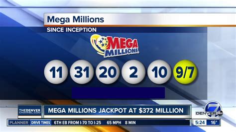 mega millions numbers in order drawn